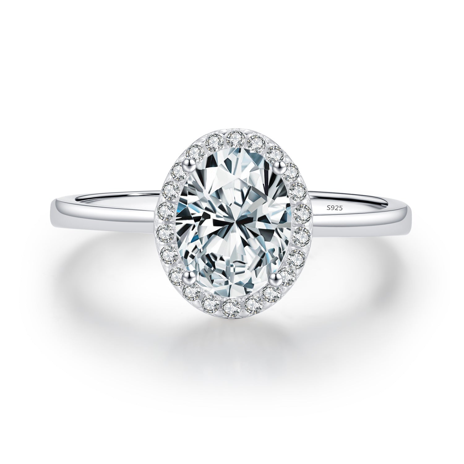 Anel Life Forms Oval em Prata 925 com Pedras Incolores, Anel Solitário 3ct, Anel Em Prata 925 - Oval, Anel em prata 925 oval central com gotas laterais cristal e banho de ródio branco, Anel de Prata 925 Estilo Indiano Oval Ajustável, Anel Oval Trabalho Lateral com Turquesa, Anel Life Elegance Oval em Prata 925, Anel Solitário Oval 5MM Prata 925 Moissanite, Anel de Noivado em Prata 925 Esterlina Banhada a Ouro com Zircônias, Jeulia Simple Oval Cut Sterling Silver Ring, Anel Life Forms Gota em Prata 925 com P